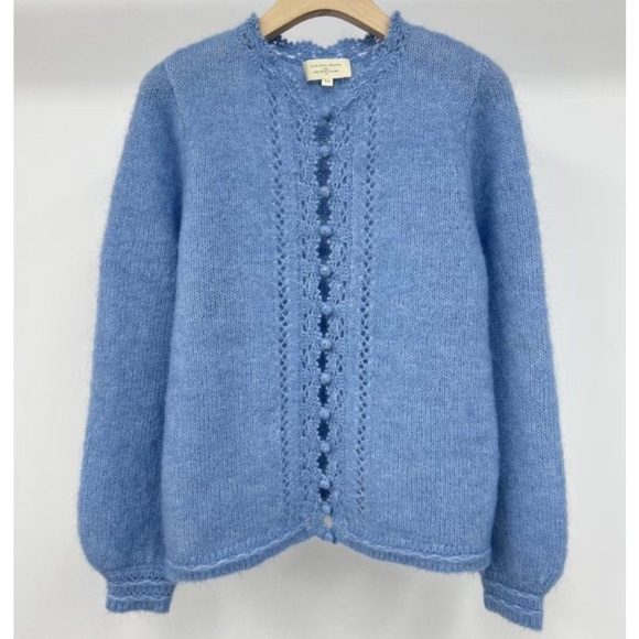 Sezane Arnold Cardigan, Sky Blue, M - Picture 5 of 8